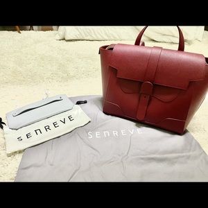 Senreve Maestra Bag in Pebbled Merlot